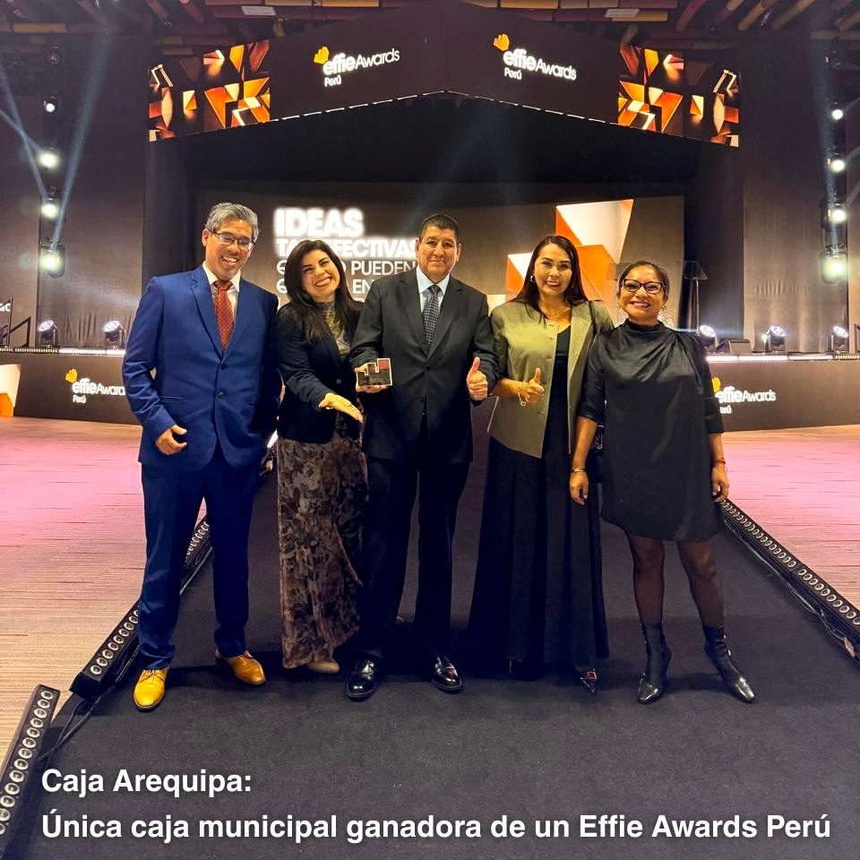 Caja Arequipa Única caja municipal ganadora de un Effie Awards Perú (1)